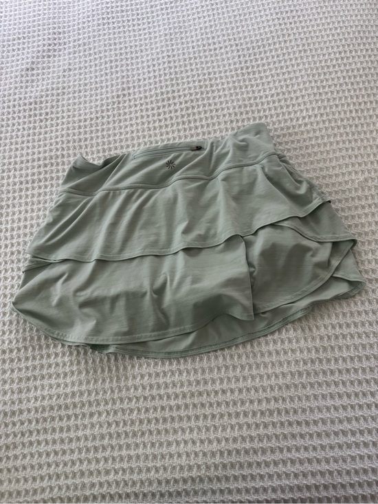 Athleta Dresses & Skirts - Athleta Sage Green Layered Skort